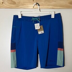 Patagonia Hydropeak Boardshorts 19in Blue UPF Men Sz 34